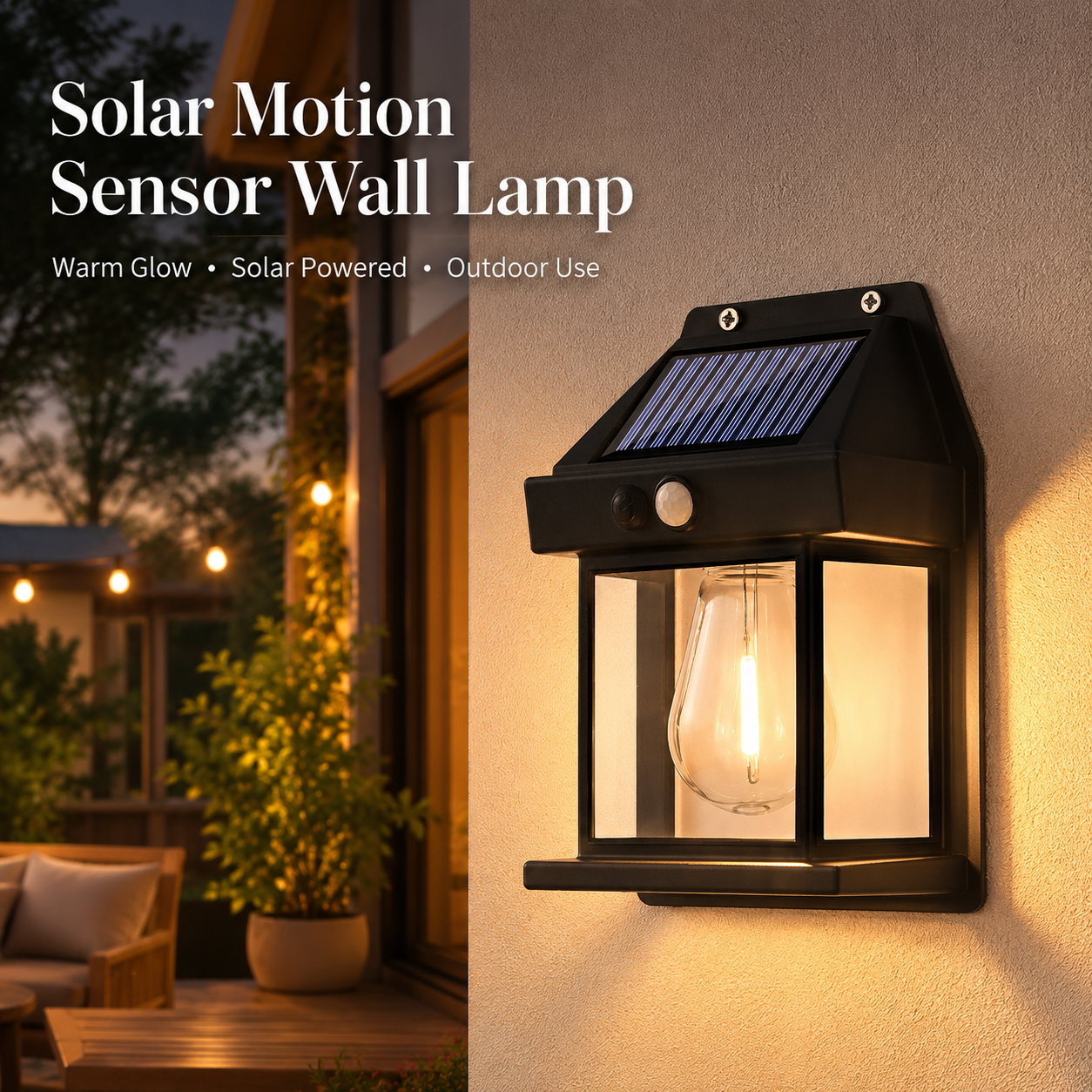 CS Solar Charging House Garden Light