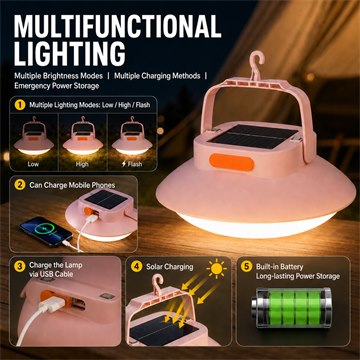 Multifunction Solar Rechargeable Light image 3
