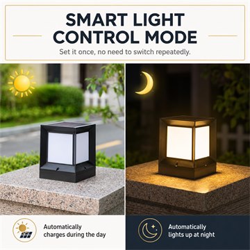 Lawn Spike Light / Solar Post Cap Light image 5