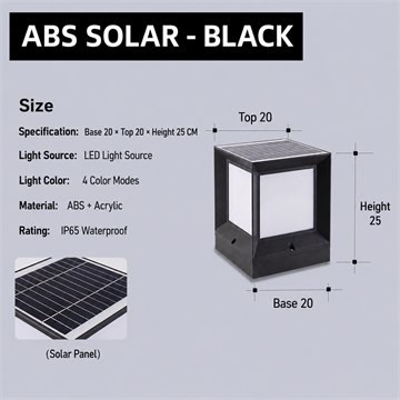 Lawn Spike Light / Solar Post Cap Light image 9