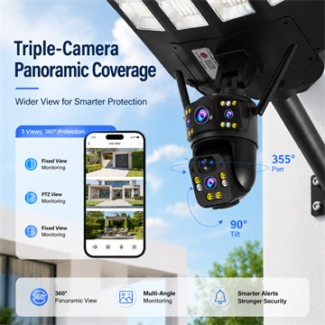 CS-1120LED Solar Monitoring Street Light image 3