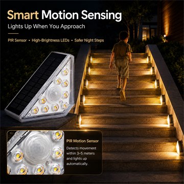 CS Solar Step Stair Sensor Light image 2